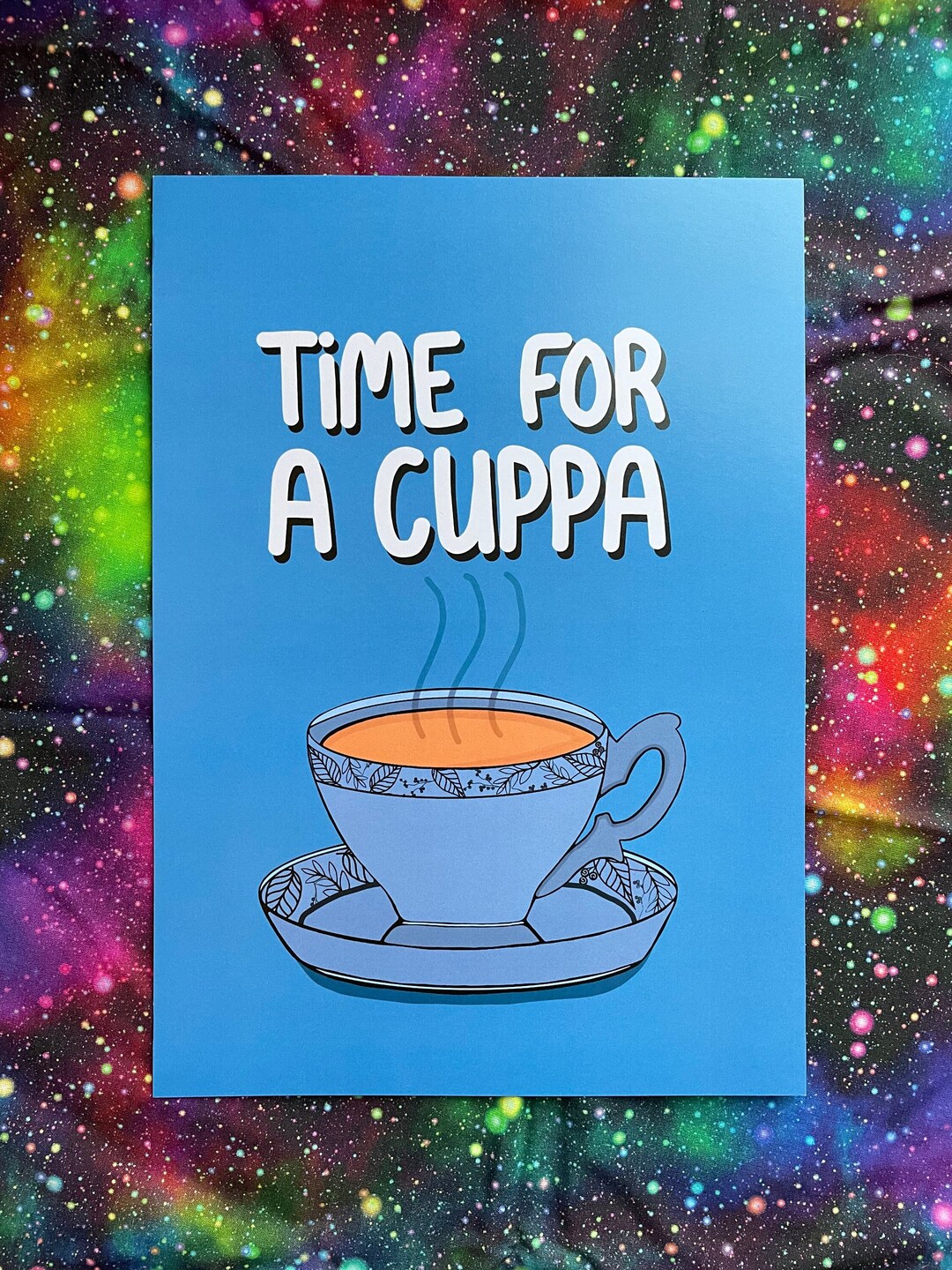 Time for A Cuppa A4 Art Print Etsy UK