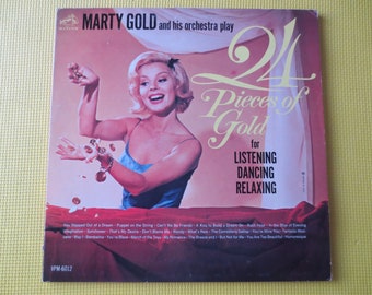 Marty Gold "24 Pieces of Gold" Vinyl Record - 1962 Jazz LP