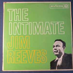 Vintage Records, JIM REEVES Records, Jim Reeves Albums, Jim Reeves Vinyl, Jim Reeves Lp,The INTIMATE Jim Reeves, Country Vinyl,1964 Records