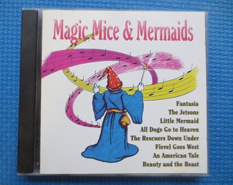 Vintage Cds, MAGIC MICE and MERMAIDS, Childrens Cd, Kids Cd, Childrens Music, Childrens Song Cd, Kids Music, Kids Song, 1993 Compact Disc