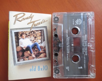 RANDY TRAVIS, 'Old 8 x 10', Country Music, 1988 Cassette Tape, Vintage Cassette