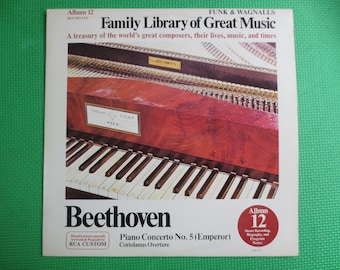 Vinyle Concerto pour piano n°5 de Beethoven : disque classique de 1975