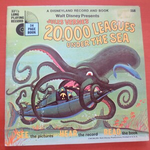 Vintage 1971 Disneyland Record: 20,000 Leagues Under the Sea
