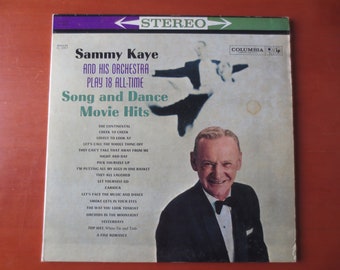 Sammy Kaye Vinyl Record: Song and Dance Movie Hits, 1960s LP