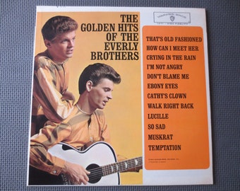 The EVERLY BROTHERS, Golden Hits, Vintage Album, 1962 Record, Vinyl Lp