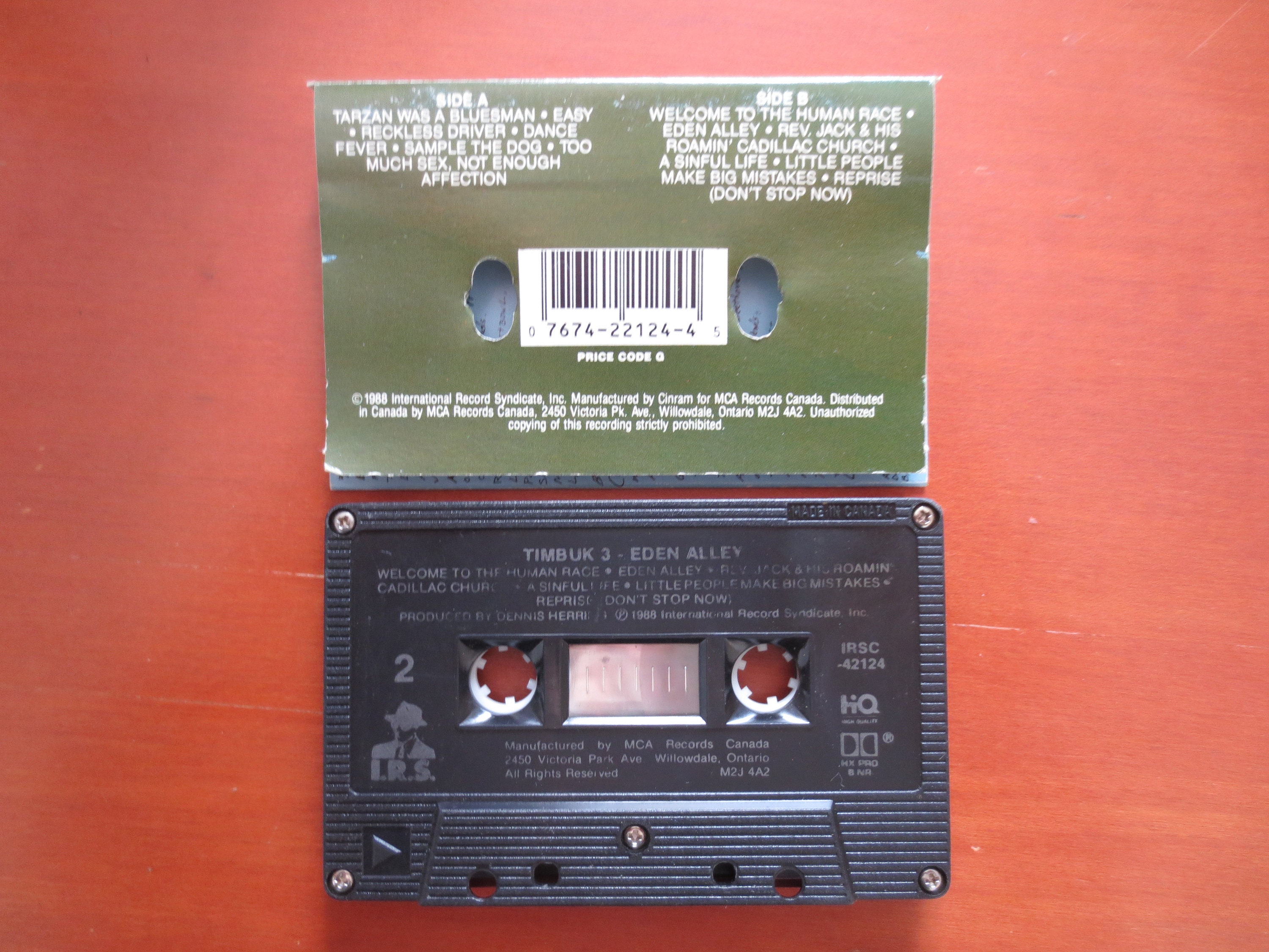 Vintage Cassette, TIMBUK3, Eden Alley Album, TIMBUK3