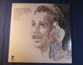 TENNESSEE ERNIE FORD, Rock of Ages, Gospel Album, 1972 Record, Vinyl Lp