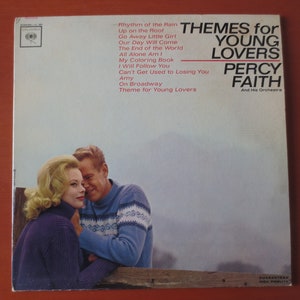 Vintage Records, PERCY FAITH, Themes For Young LOVERS, Percy Faith Records, Percy Faith Album, Percy Faith Vinyl, Vinyl Lp, 1963 Records