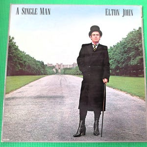ELTON JOHN Record, Elton John, A Single Man, Elton John Vinyl, Vintage Vinyl, Records, Elton John lps, Vinyl, Vintage Records, 1978 Records