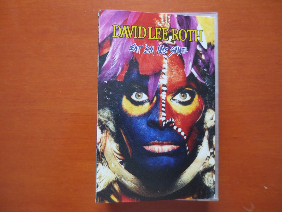 DAVID LEE ROTH, Eat 'em and Smile, Rock Album, 1986 Cassette Tape ...
