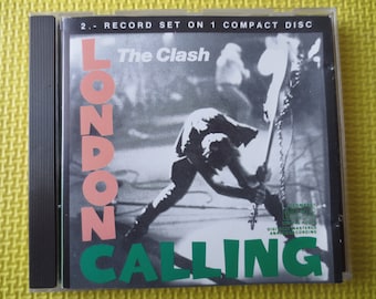 Vintage Cds, The CLASH, LONDON Calling, The CLASH Cds, Punk Cds, Rock Cds, Rock Music Cd, Pop Music Cd, Pop Cd, Rock Lp, 1986 Compact Disc