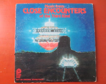 Disco de vinilo LP de la banda sonora de la película "Encuentros Cercanos del Tercer Tipo" (1978)