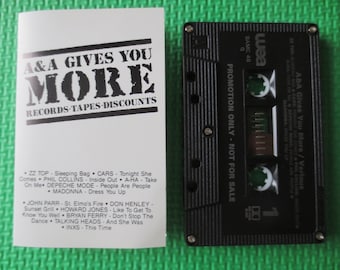 A&A daje ci więcej, kompilacja muzyki pop, kaseta magnetofonowa z 1984 roku, stara kaseta magnetofonowa