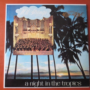 Vintage Records, 101 STRINGS, A Night In The Tropics, Classical Record, Vintage Vinyl, Record Vinyl, Records, Vinyl Albums, Lp, 1957 Records