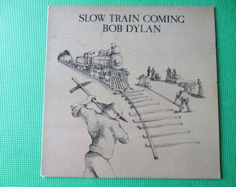 Bob Dylan - Slow Train Coming - LP de vinilo vintage de 1979