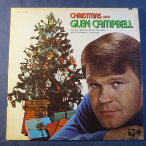 GLEN CAMPBELL, CHRISTMAS z Glenem Campbellem, Płyty świąteczne, Płyty country, Vintage Vinyl, Płyta winylowa, Płyty vintage, Płyty z 1971 r.