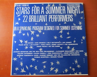 Estrellas para una noche de verano: LP de vinilo de Columbia Records de 1961