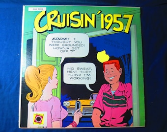 Vintage Records, CRUISIN&#39; 1957, Rock Records, Vintage Vinyl, Records, Vinyl, Pop Records, Vinyl Records, Vinyl Albums, lps, 1970 Records