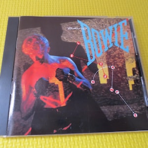 Vintage Cd, DAVID BOWIE, Let&#39;s Dance, David BOWIE Cd, David Bowie Album, Rock Cd, Rock Music Cd, Vintage Compact Disc, 1983 Compact Discs