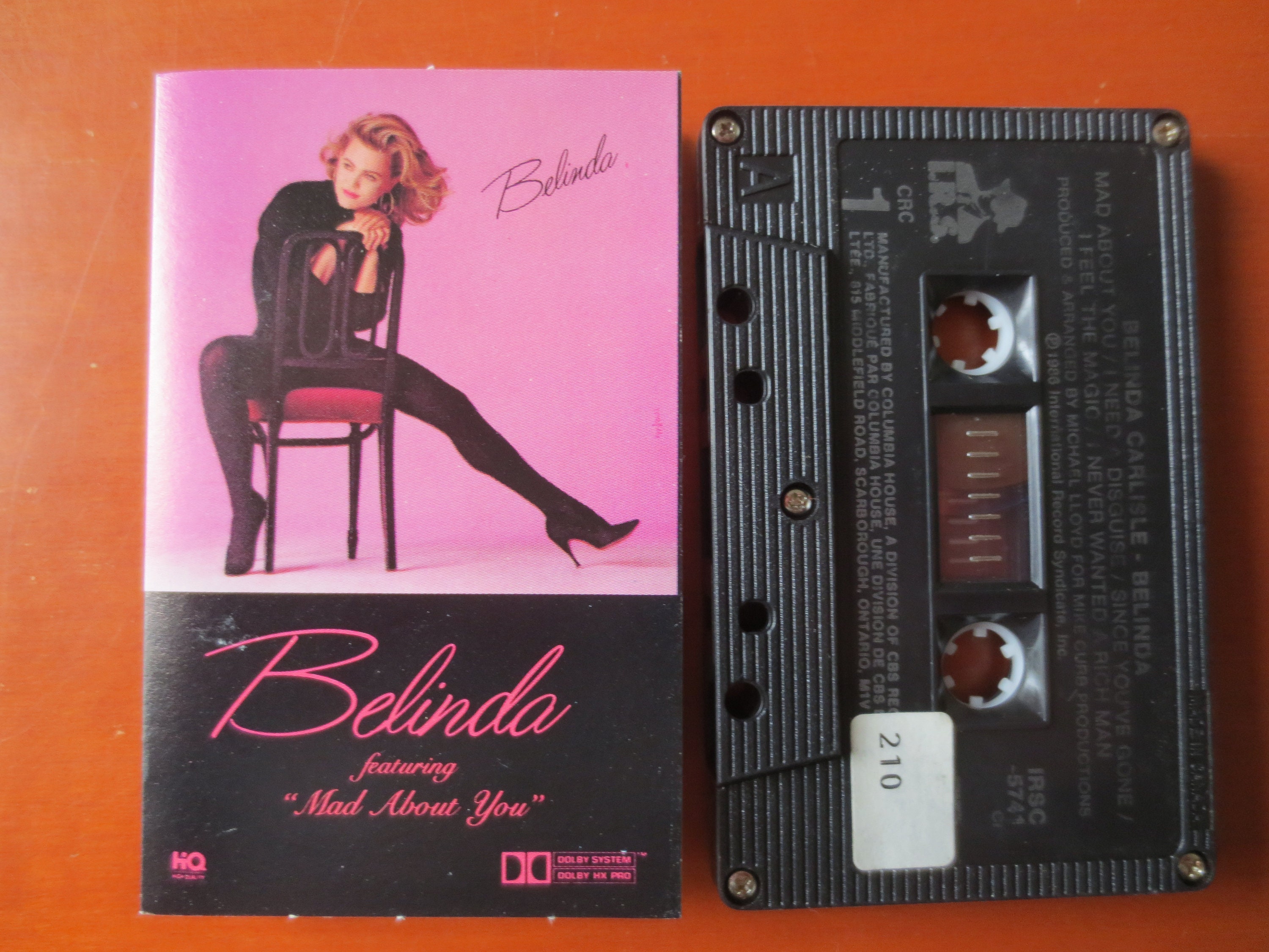 ベリンダ・カーライル、セルフタイトル、1986年カセットテープ