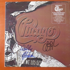 CHICAGO, Chicago X, AUTOGRAHED Records, Vintage Vinyl, Vinyl, Chicago Records, Vinyl Record, Chicago Albums, Vintage Records, 1976 Records
