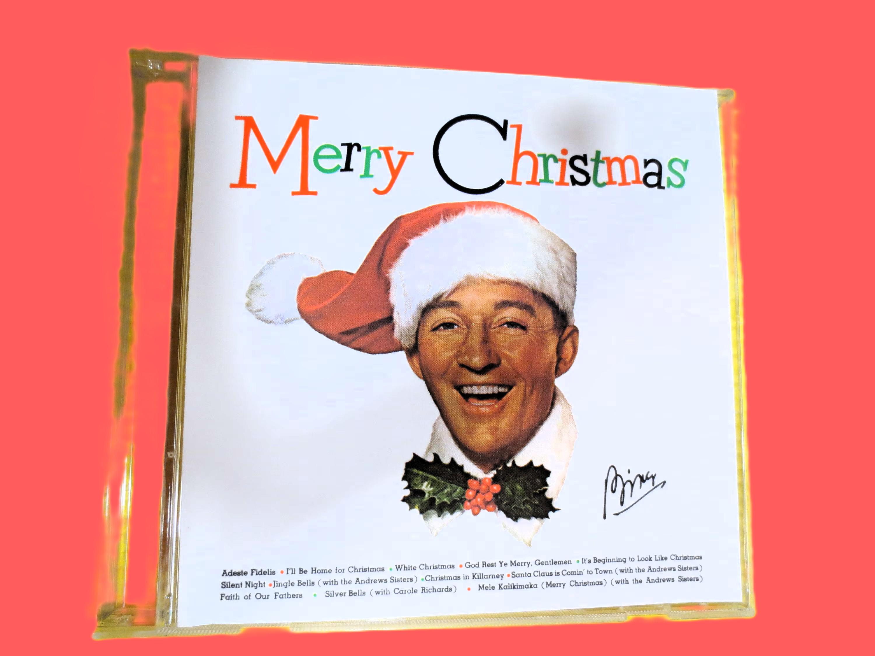 BING CROSBY, Merry CHRISTMAS Cd - Classic Holiday Music, Vintage
