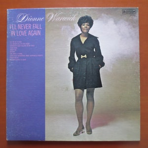 Vintage Records, DIONNE WARWICKE Lp, I&#39;ll Never Fall in LOVE Again, Vintage Vinyl, Vinyl Lp, Record, Vinyl Album, Vinyl Record, 1970 Records