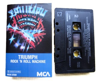 TRIUMPH, ROCK 'N ROLL Machine, 1983 Cassette Tape, Vintage Cassette