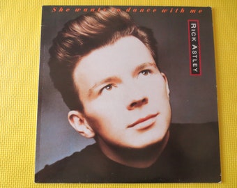 Rick Astley "She Wants To Dance With Me" EP - 1988 Vintage Vinyl Record