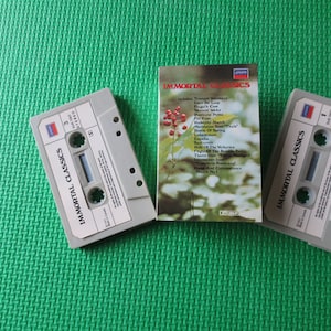 Kassettenbänder, IMMORTAL CLASSIC, KLASSISCHE Musik, 2 Kassettenbänder, Klassische Musik Kassette, Tonbandkassette, Klassische Kassette, 1983 Bänder