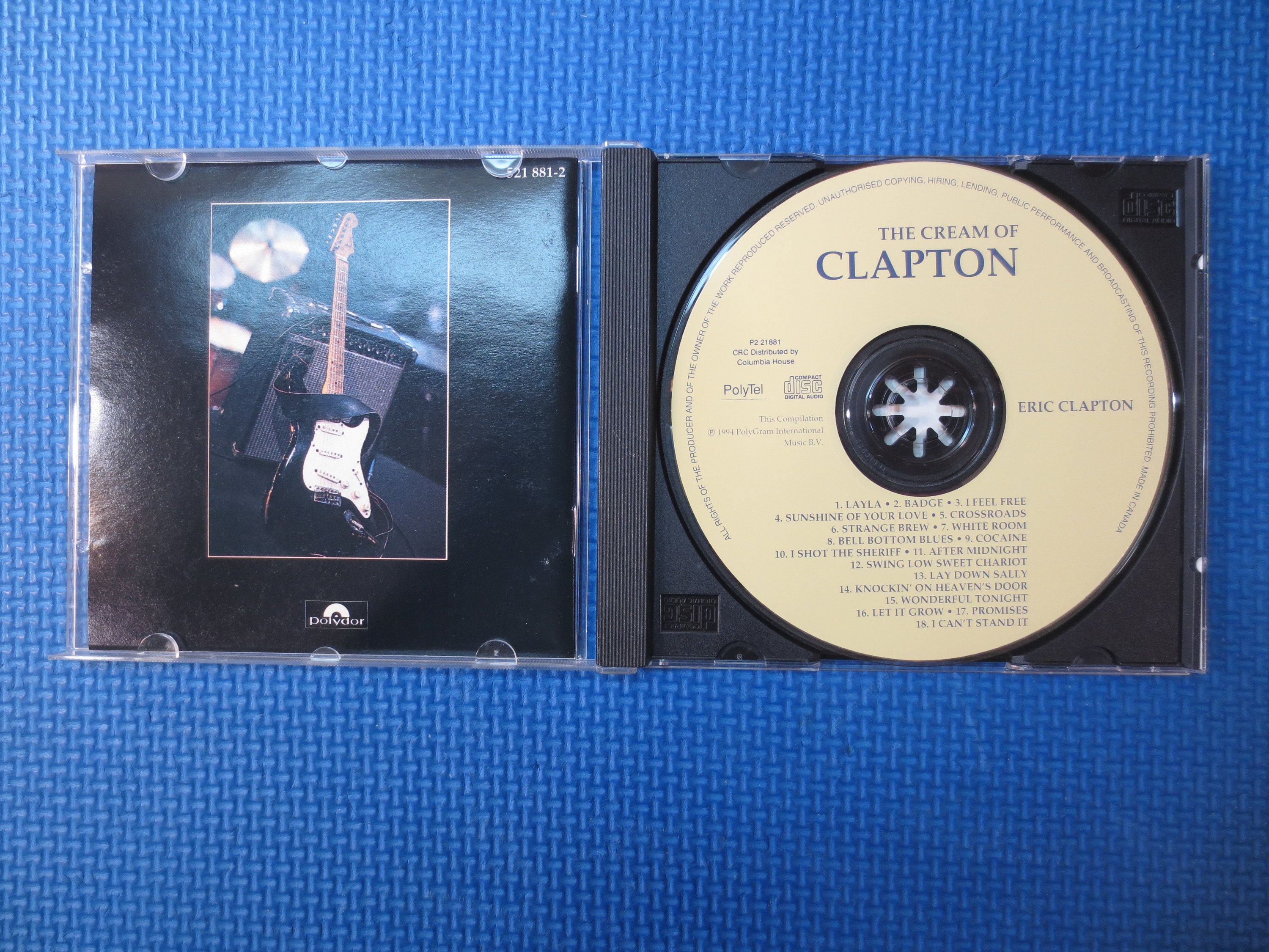 Vintage Original Eric Clapton EC Was Here Record Album Vinyl