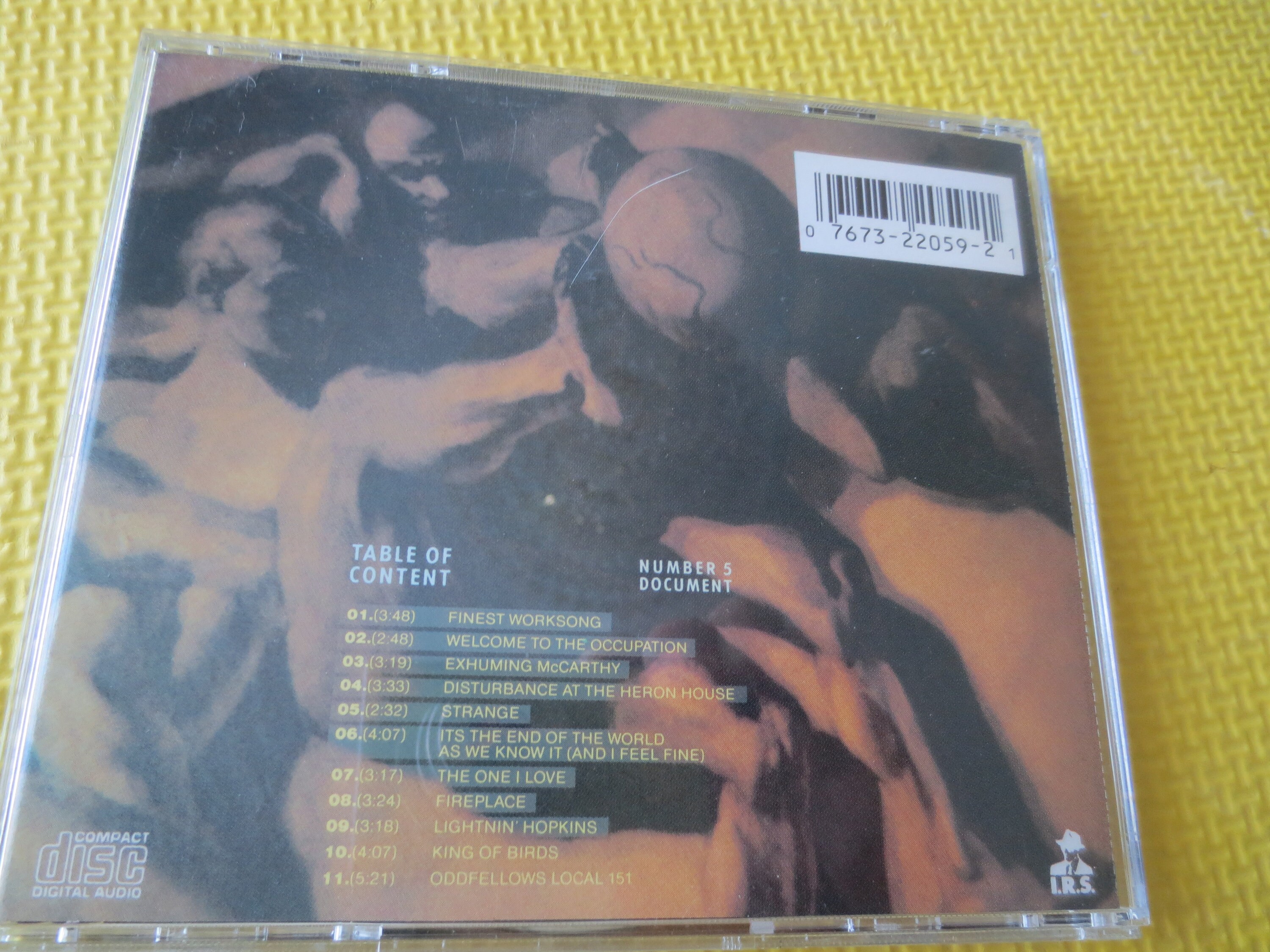 R.e.m. – Document (1987) Cd - Etsy