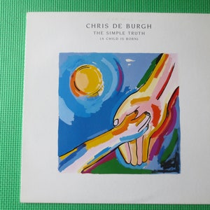 Chris De Burgh - The Simple Truth LP - Pop Folk Record från 1987