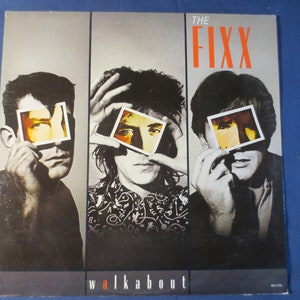 Vintage Schallplatten, The FIXX, WALKABOUT, Das FIXX Album, Der Fixx Schallplatte, Die Fixx LP, Rock Schallplatte, Rock Album, Vinyl Album, Lps, 1986 Schallplatten