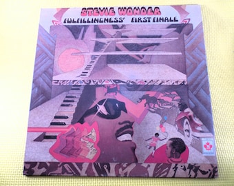 STEVIE WONDER, Fulfillingness First Finale, Álbum vintage, Disco de 1974, LP de vinilo