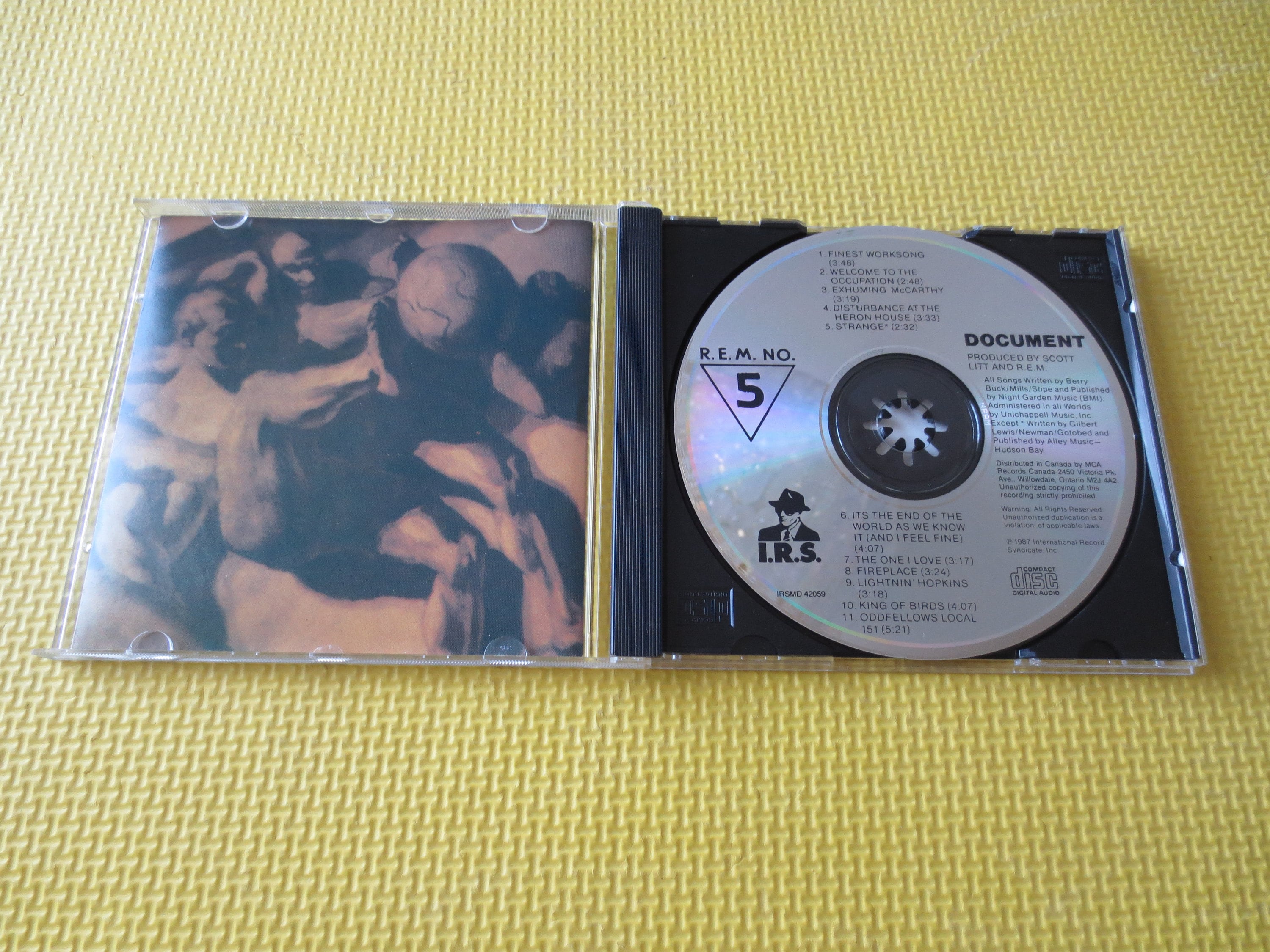 R.e.m. – Document (1987) Cd - Etsy