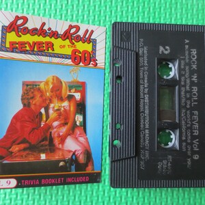 Cassette, ROCK and ROLL, Vol 9, FEVER of the 60s, Rock and Roll Tapes, Vintage Cassette, Tape Cassette, Tapes, Music Cassette, 1970 Cassette