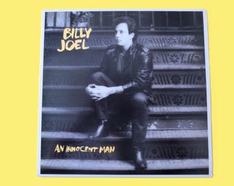 Vintage Billy Joel an Innocent Man LP Album Record Vinyl 38837