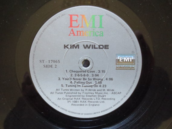 KIM WILDE レコード Vintage Kim Wilde Vinyl LP - 1981 Pop Album - Etsy