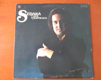Neil Sedaka - Live in Australia Vinyl Record - 1976