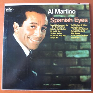 Vintage Records, AL MARTINO Record, SPANISH Eyes, Al Martino Album, Al Martino Vinyl, Al Martino Lp, Vintage Vinyl, Vinyl Album, 1966 Record