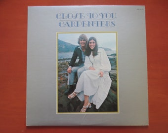 The CARPENTERS, CLOSE to YOU, The Carpenters Album, The Carpenters Lp, Vintage Vinyl, Vinyl Record, Vinyl, Vintage Records, 1970 Records