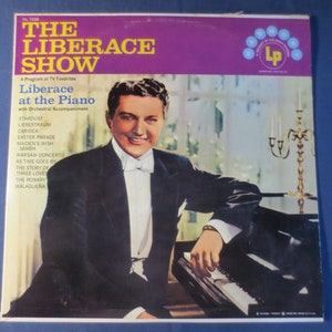 Vintage Record, LIBERACE Records, The Liberace Show, Liberace Albums, Liberace Vinyl, Liberace Lp, Jazz Record, Vinyl Albums, 1958 Records