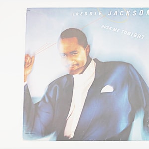 Vintage Records, FREDDIE JACKSON, ROCK Me Tonight, Freddie Jackson lps, Freddie Jackson Album, Freddie Jackson Hits, Disco Lps, 1985 Records