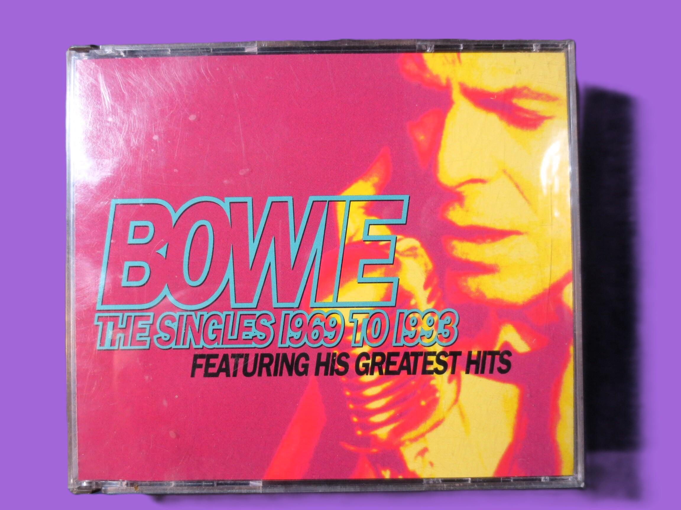 DAVID BOWIE, the Singles 1969-1993, 1993 Compact Disc, Vintage Cd