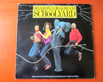 AUTOGRAPHED, Sharon, Lois & Bram, In The Schoolyard, Vintage Album, 1981 Record, Vinyl Lp