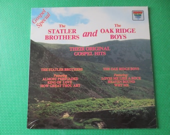 The STATLER BROTHERS & The Oak Ridge Boys, Gospel Special, Vintage Album, 1982 Record, Vinyl Lp