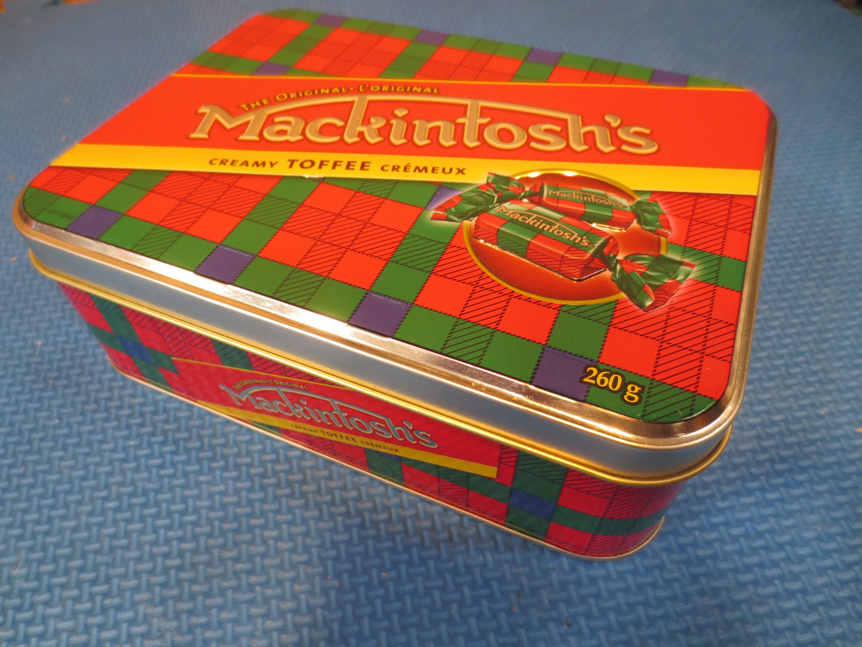 Vintage Tin CAN Tin Box MacKINTOSH TOFFEE Collectible Tin Etsy