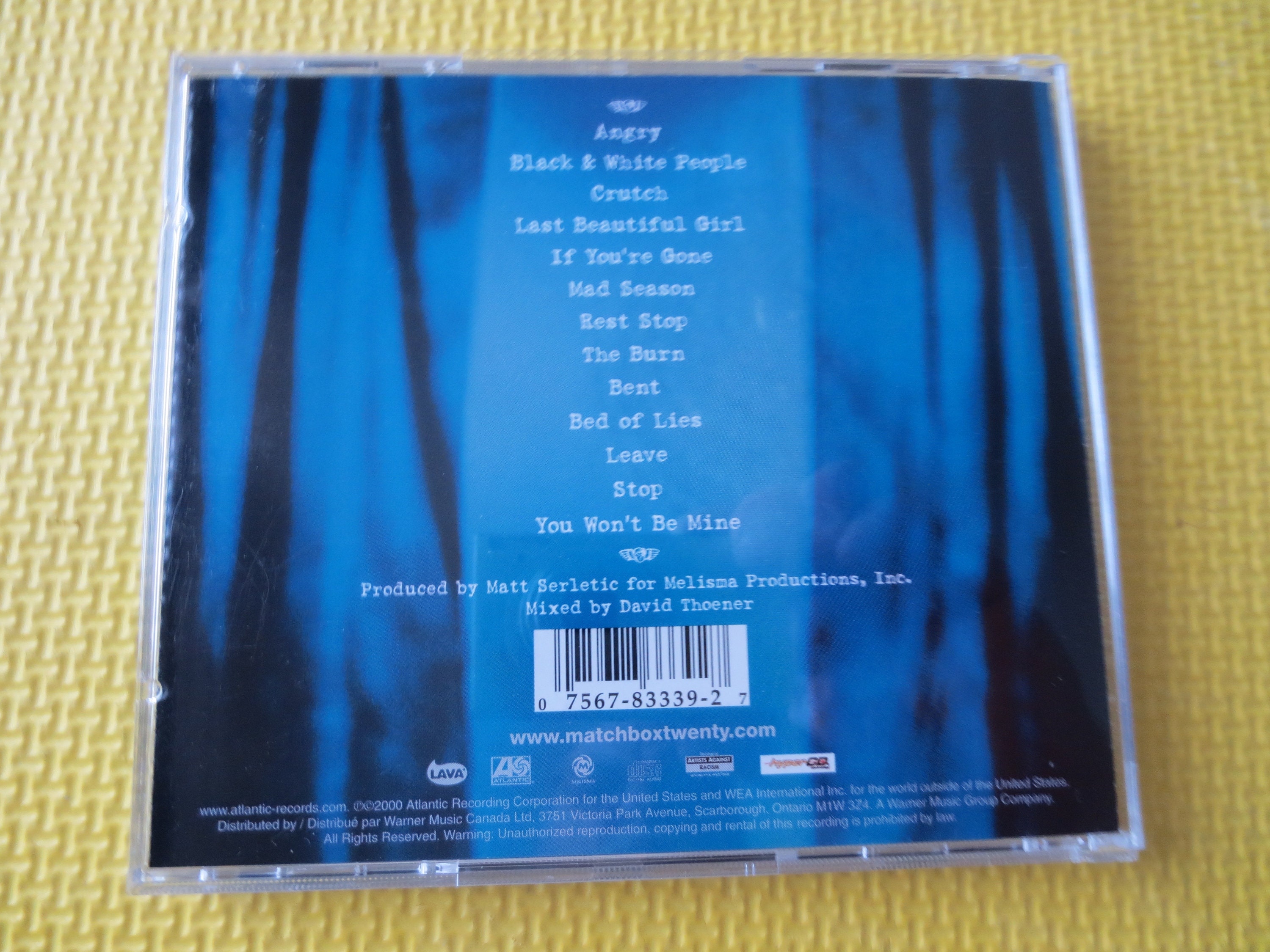 Vintage Cd, MATCHBOX 20, MAD SEASON, Matchbox 20 Cd