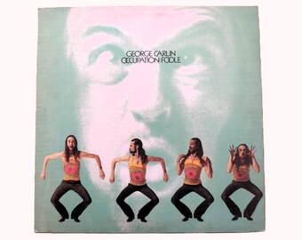 GEORGE CARLIN, Yrke: Foole, Vintage komedialbum, Skiva från 1973, Vinyl-LP